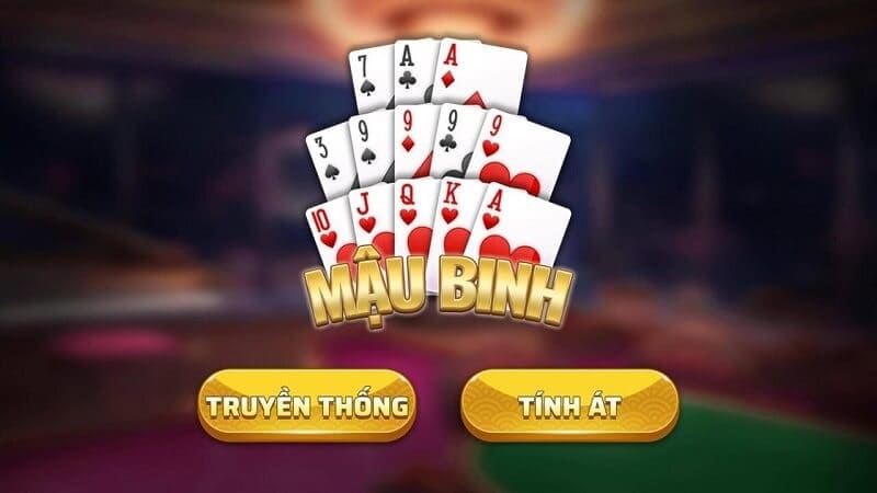 Game bài Mậu Binh với lối chơi trí tuệ và chiến thuật xếp bài hấp dẫn.