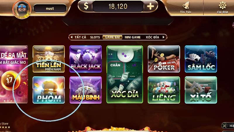 Cách tham gia chơi Phỏm Sunwin gồm 4 bước cơ bản