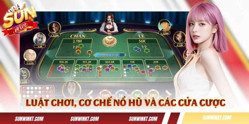 Khám phá luật chơi, cơ chế nổ hũ và các cửa cược