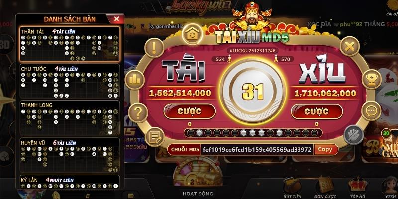 Mini Game Sunwin đa dạng với Tài Xỉu MD5, Mini Poker, Kim Cương và Dragon Ball