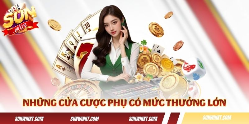 Những cửa cược phụ có mức thưởng lớn trong Blackjack