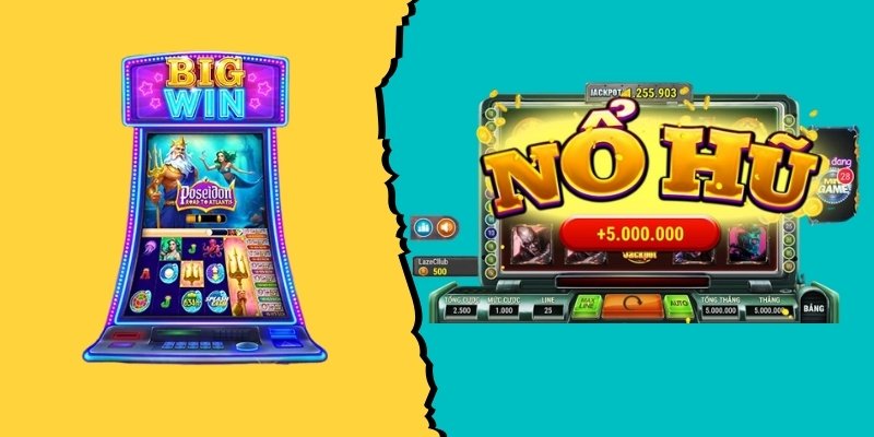 So sánh Slot Game và Nổ Hũ về cơ chế trả thưởng, độ biến động và quy mô Jackpot