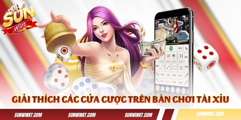 Giải thích các cửa cược trên bàn chơi Tài Xỉu