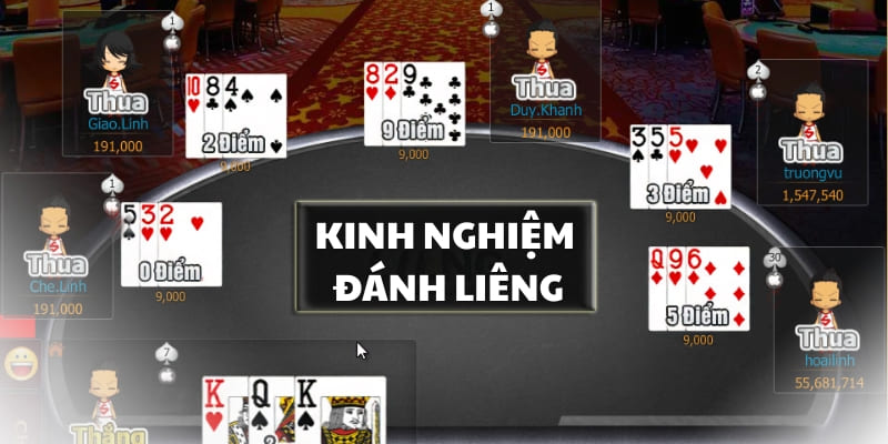 Kinh Nghiệm Đánh Liêng & Cách Tố Bài Chuẩn Như Cao Thủ