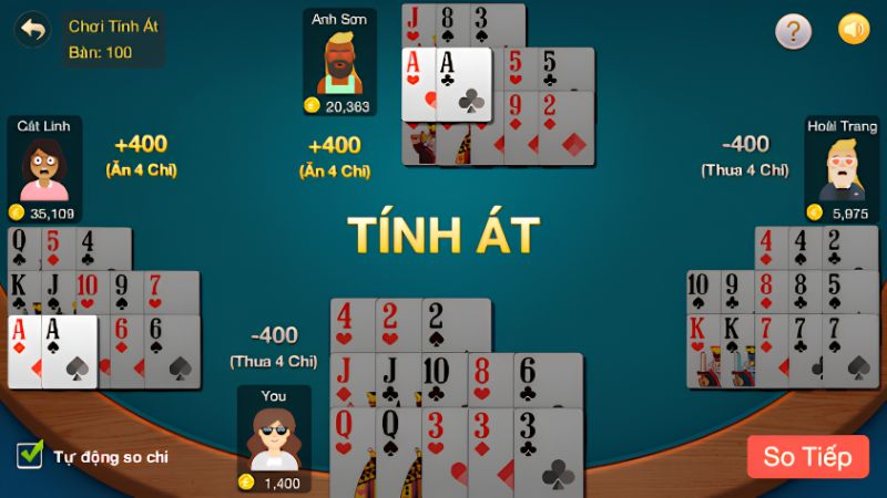 Mậu Binh Sunwin mang đến không khí sòng bài chuyên nghiệp