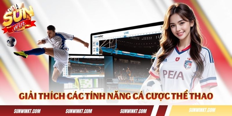Giải thích các tính năng tại giao diện cá cược thể thao